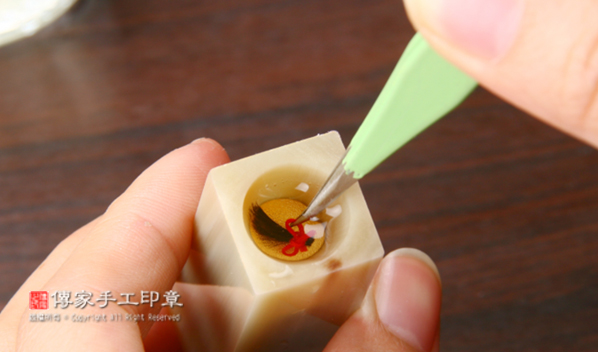 臍帶印章製作過程-16 臍帶印章製作過程-16
