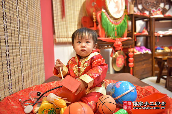 香山區蔡寶寶古禮抓周：周歲抓周活動和儀式，一切圓滿。照片11