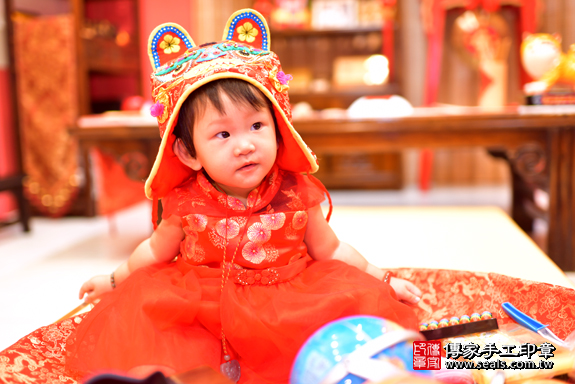 鳳山區陳寶寶周歲抓周活動和儀式，一切圓滿。照片27