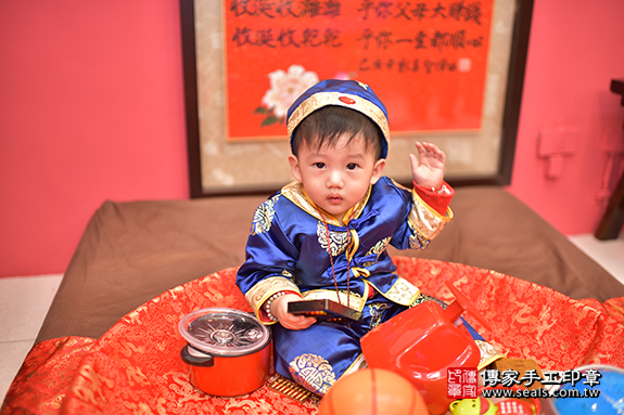 台中市北區王寶寶古禮抓周祝福活動。照片2