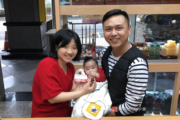 顧客滿意推薦寶寶臍帶胎毛印章-台中市北區-林先生和林太太2020.01.22照片1