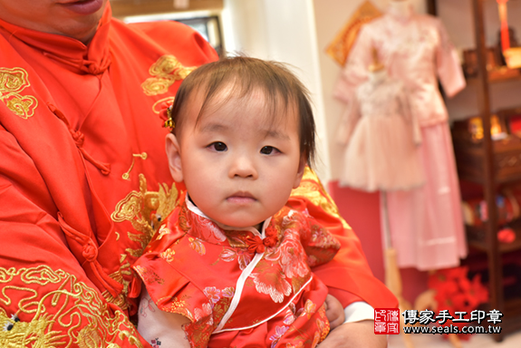 台中市北區蘇寶寶古禮抓周祝福活動。照片1