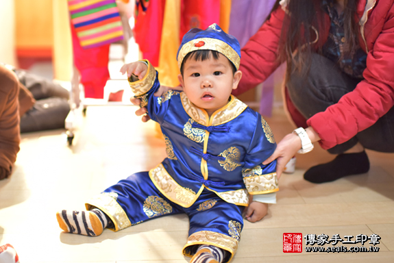 台中市北區張寶寶古禮抓周祝福活動。照片3