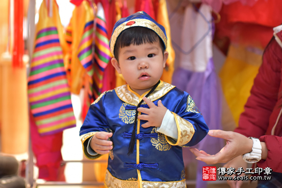 台中市北區張寶寶古禮抓周祝福活動。照片5