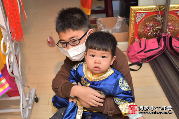 台中市北區張寶寶古禮抓周祝福活動。照片6