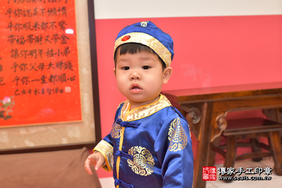 台中市北區張寶寶古禮抓周祝福活動。照片10