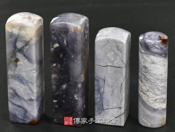 全手工噴砂印章：紫玉胎毛章實際成品、印章作品分享、紫玉印章材質介紹。（臍帶印章、肚臍章、肚臍印章，胎毛印章，一圓一方）傳家手工印章桃園店。2020.10.18