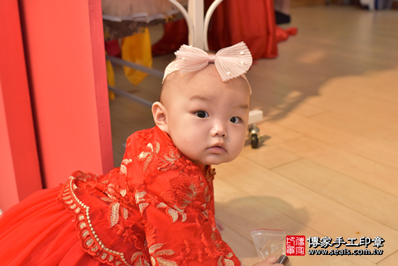 台中市北區黃寶寶古禮抓周祝福活動。照片2