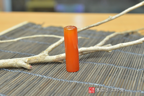 全手工噴砂印章:紅瑪瑙開運印章實際成品、印章作品分享、紅瑪瑙印章材質介紹。(銀行印鑑,一圓一方),傳家印章台中店。2020.10.26照片7894406761.png