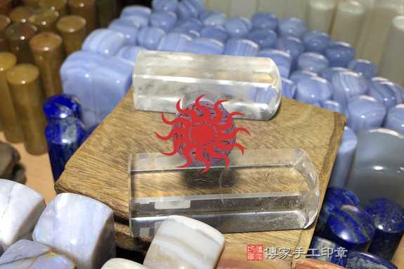全手工噴砂印章:烏拉圭紫水晶臍帶章實際成品、印章作品分享、紫水晶印章材質介紹。(臍帶印章、肚臍章、肚臍印章,胎毛印章,一圓一方)傳家手工印章台中店2021.01.01照片77342580306.jpg