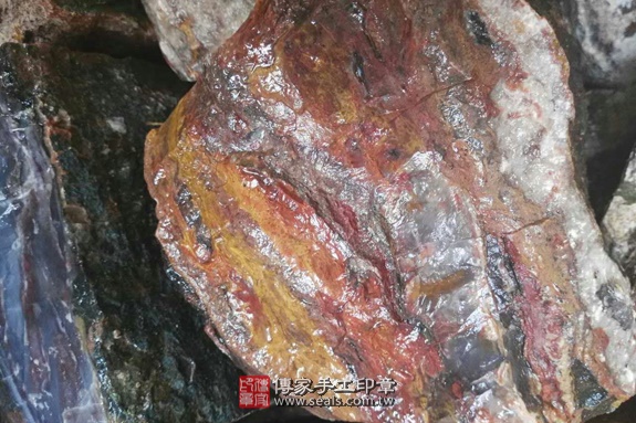 木化石的原礦照片11