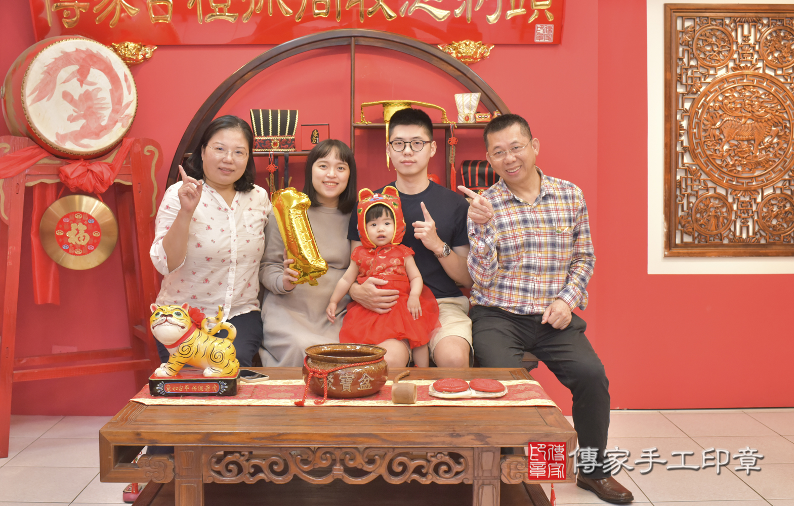 台中市北區黃寶寶抓周推薦:傳家台中店抓周 .....照:5