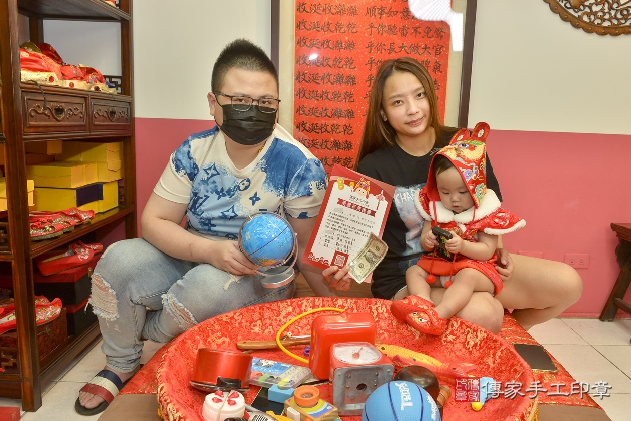 台中市北區陳寶寶抓周推薦:傳家台中店抓周 .....照:31