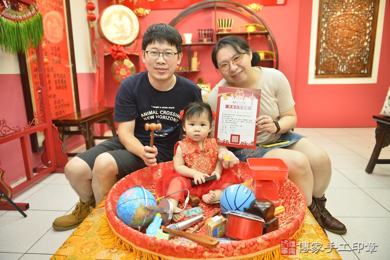 台中市北區林寶寶抓周推薦:傳家台中店抓周 .....照:21
