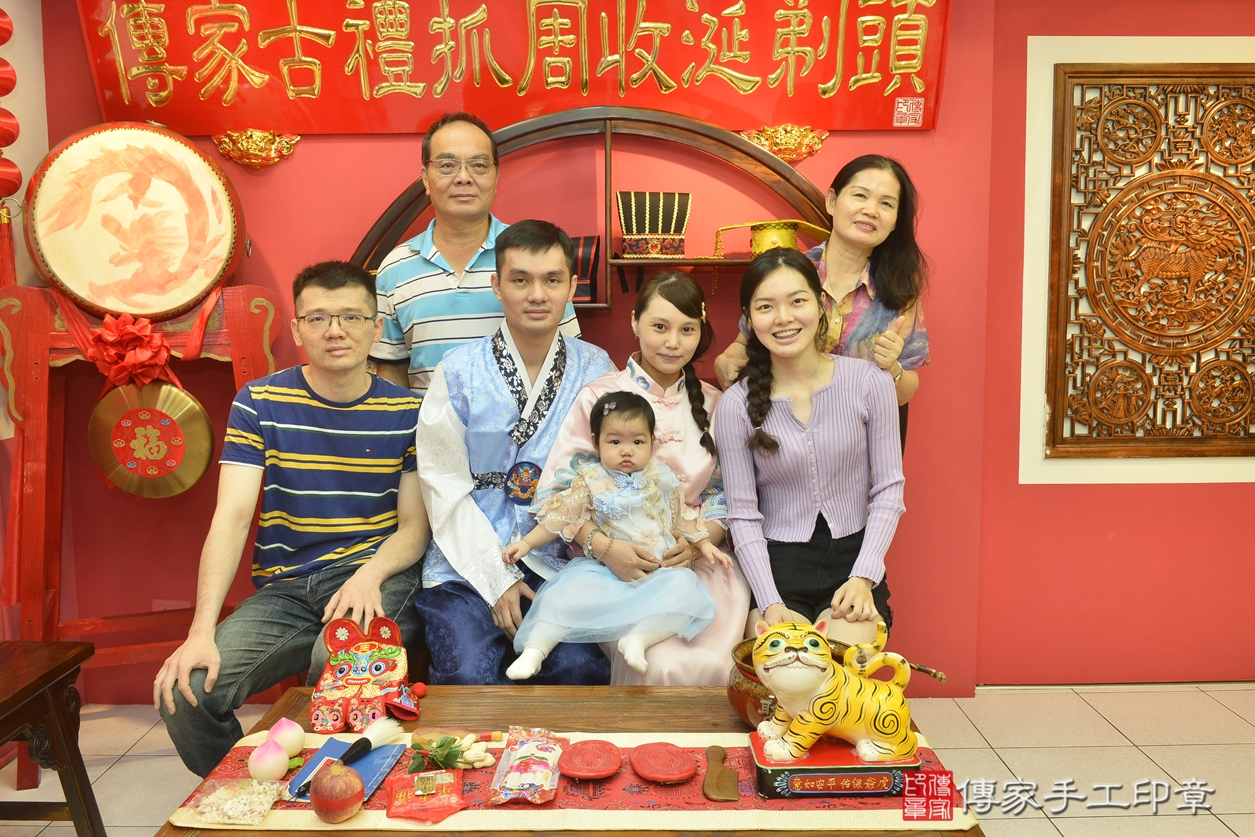 台中市北區羅寶寶抓周推薦:傳家台中店抓周 .....照:21