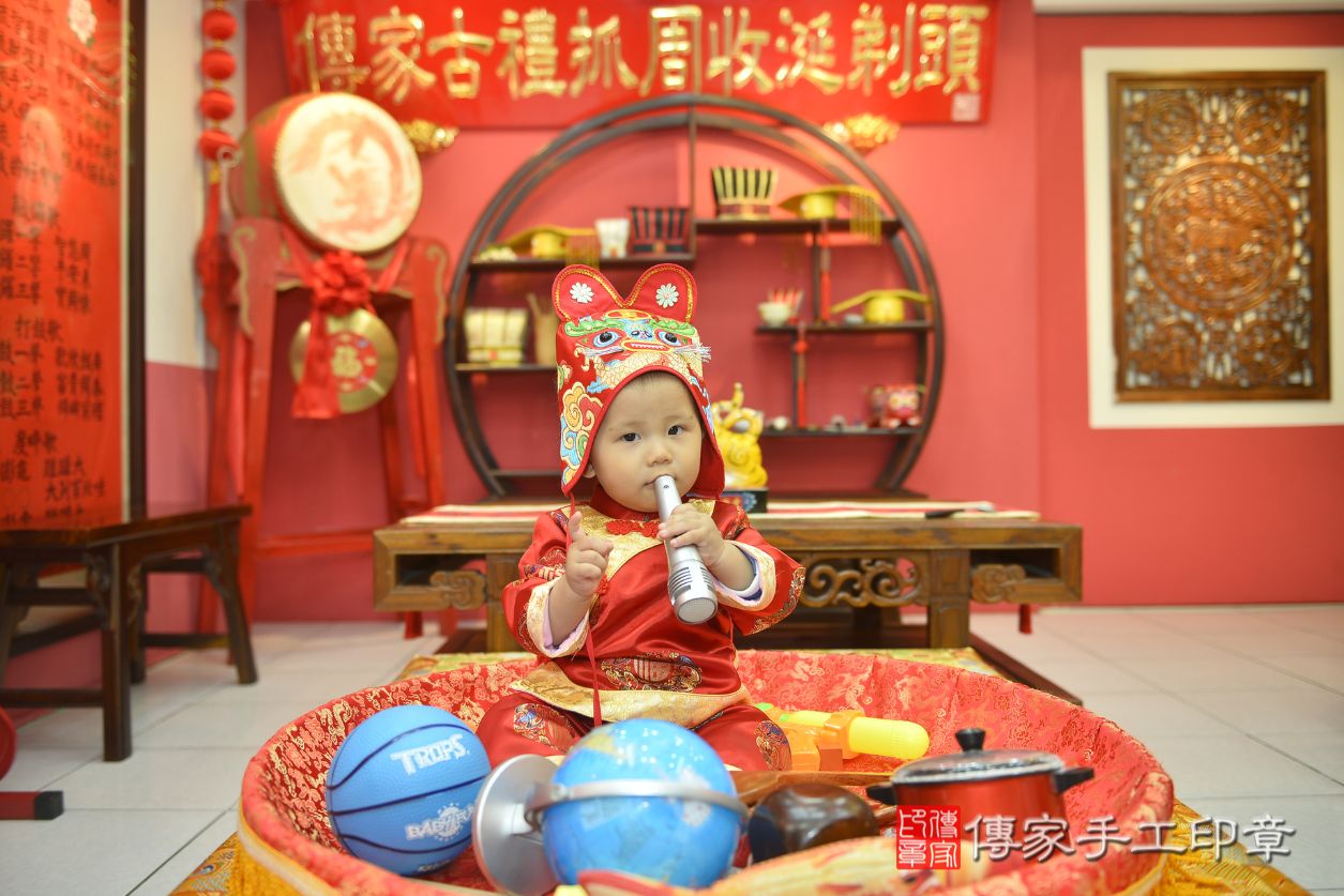 台中市北區李寶寶抓周推薦:傳家台中店抓周 .....照:29