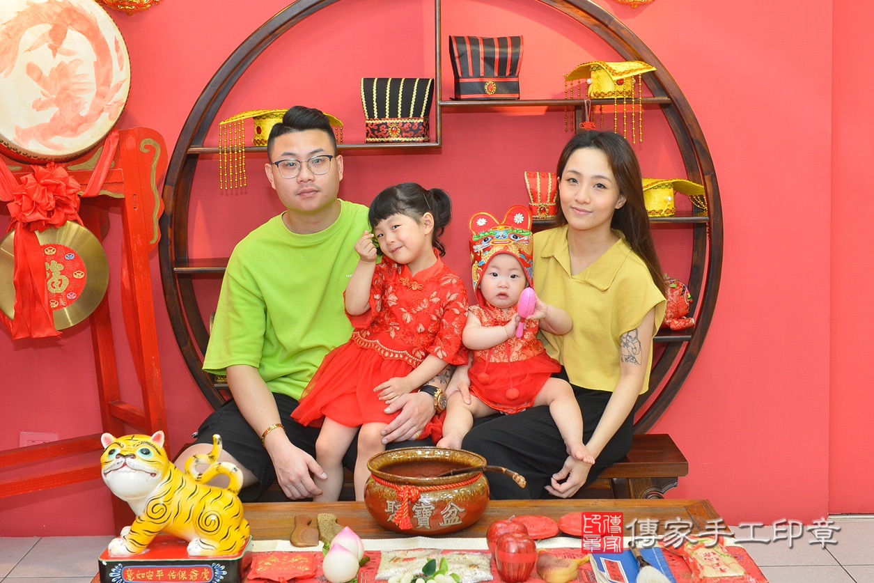 台中市北區曾寶寶抓周推薦:傳家台中店抓周 .....照:9