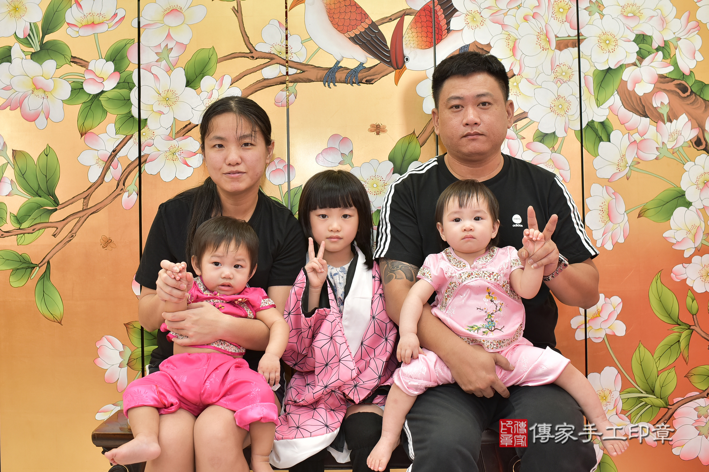 台中市北區凃寶寶(雙胞胎)抓周推薦:傳家 .....照:9