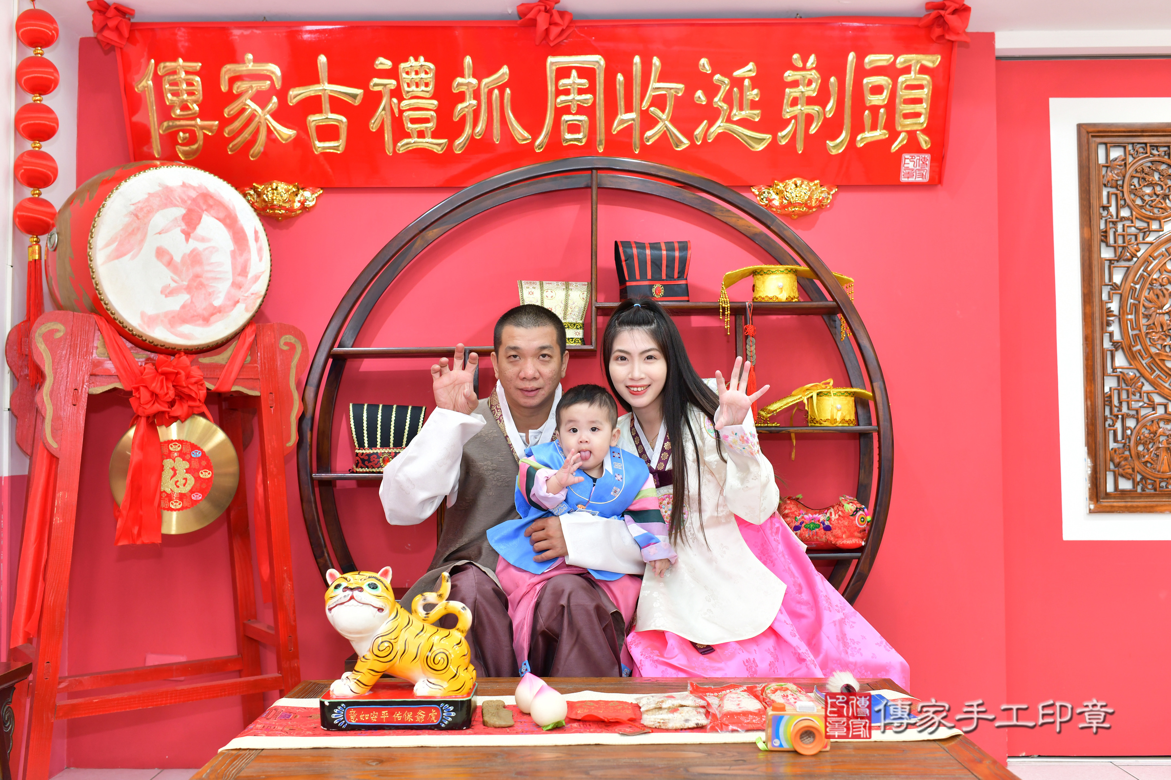 台中市北區蔡寶寶抓周推薦:傳家台中店抓周 .....照:9
