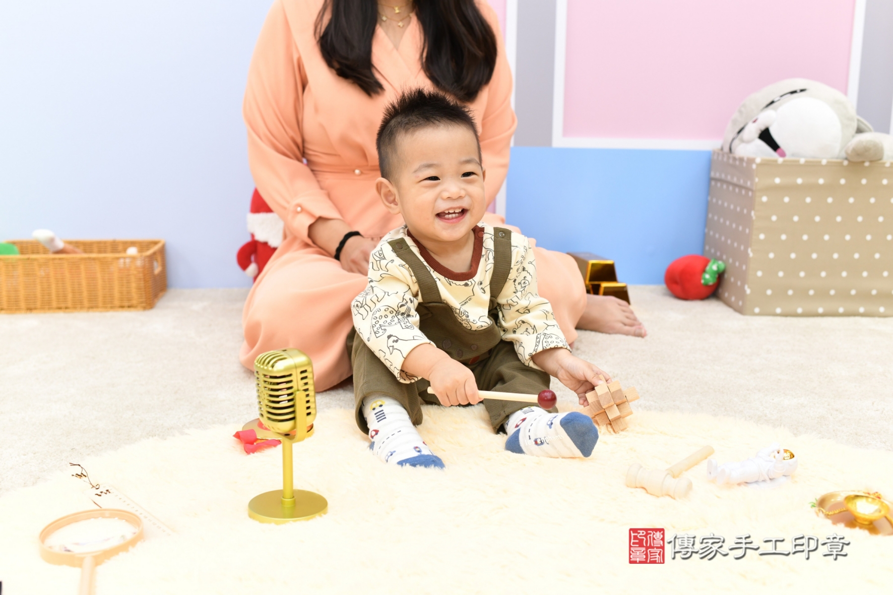 笑聲與祝福交織：抓週儀式的美好記憶！台北市旭旭寶貝抓周推薦： .....，案例照