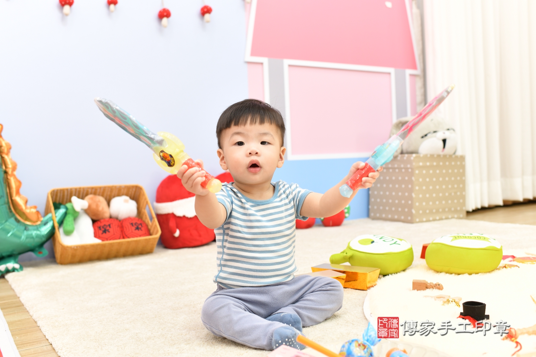 寶寶抓週：首次選擇的人生啟航時刻！台北市小晉寶貝抓周推薦：傳 .....，案例照