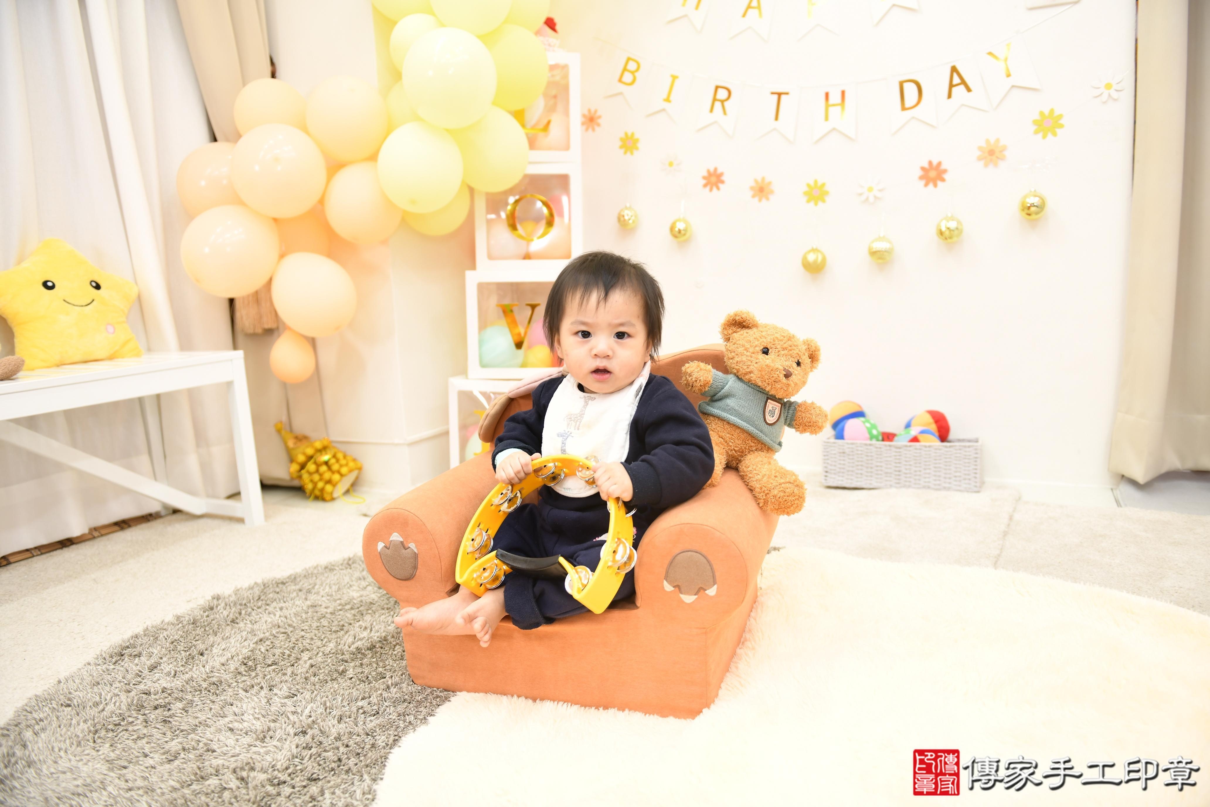 一歲抓週，百般祝福圍繞！高雄市鳳山區愷愷寶貝抓周推薦：傳家高 .....，案例照
