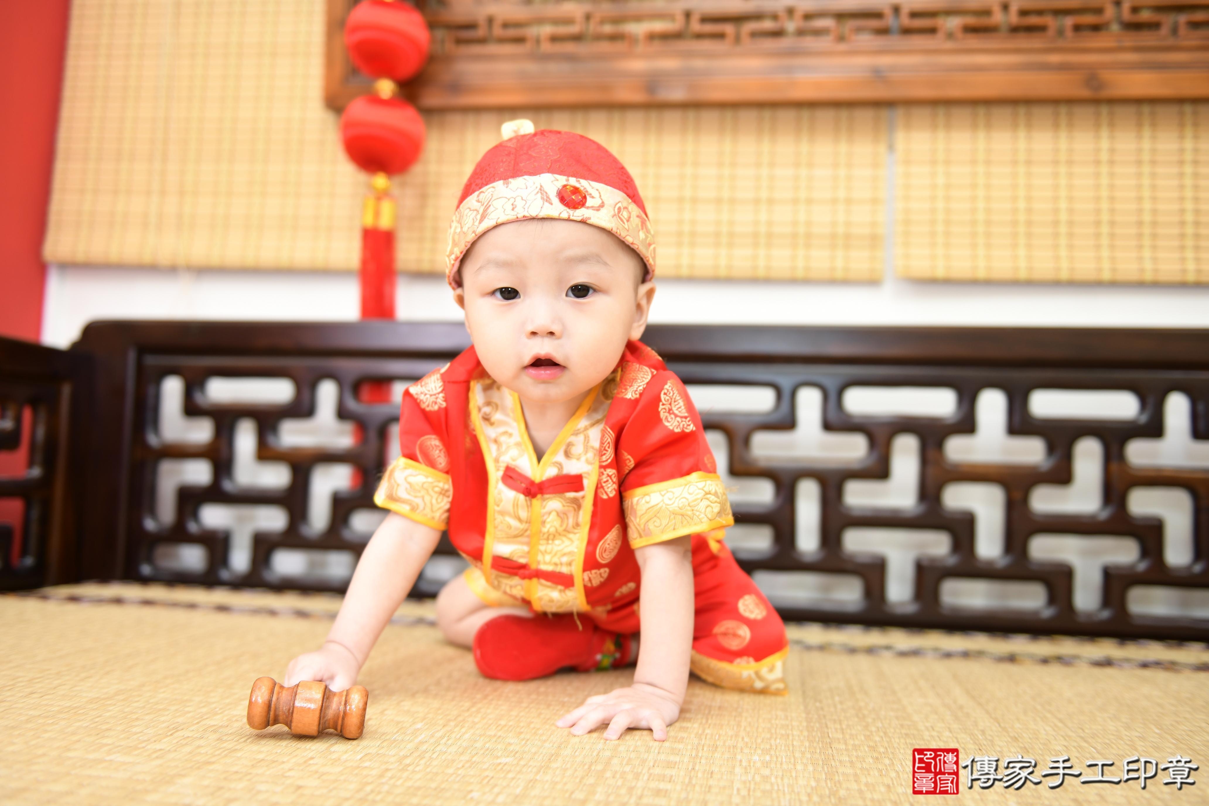 幸福成長的第一步：抓週儀式精采回顧。台南市永康區恆恆寶貝抓周推薦： .....照：9