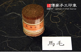 馬毛的實際樣子實圖