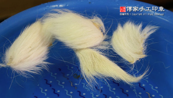 常見的毛筆製作毛料圖