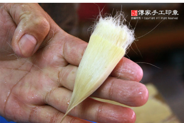 合齊除絨：實際成品圖