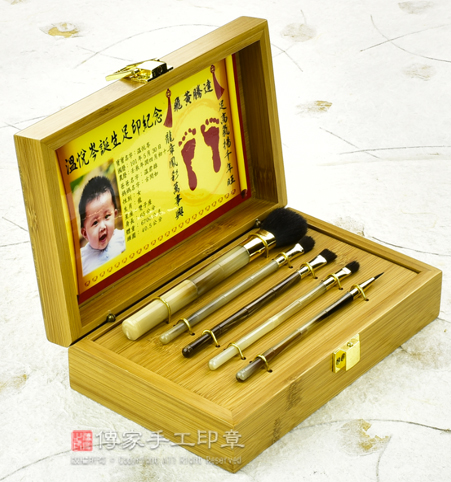天然的黑檀木胎毛刷筆桿