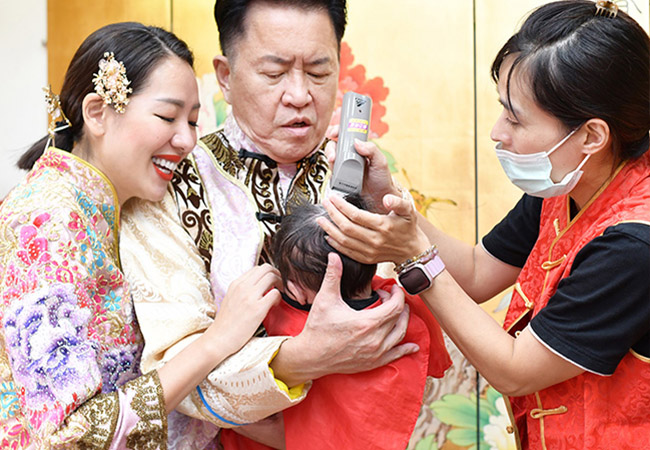 傳家嬰兒古禮，專業會場主持儀式