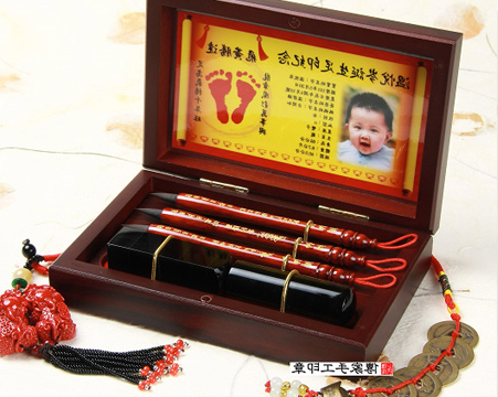 小三寶烤漆木盒