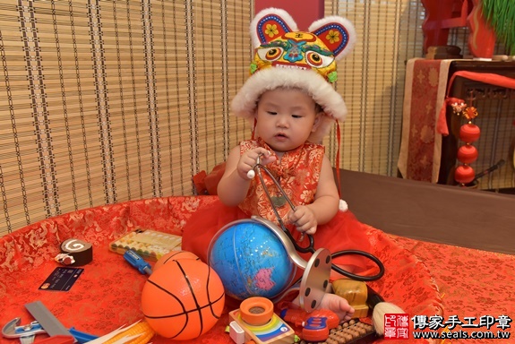 新竹市香山區楊寶寶古禮抓周祝福活動：寶寶特寫照片97