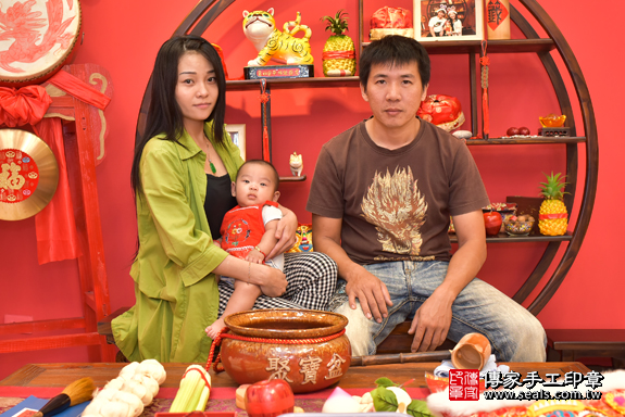 台中市北區程寶寶四個月收涎的好日子照片3