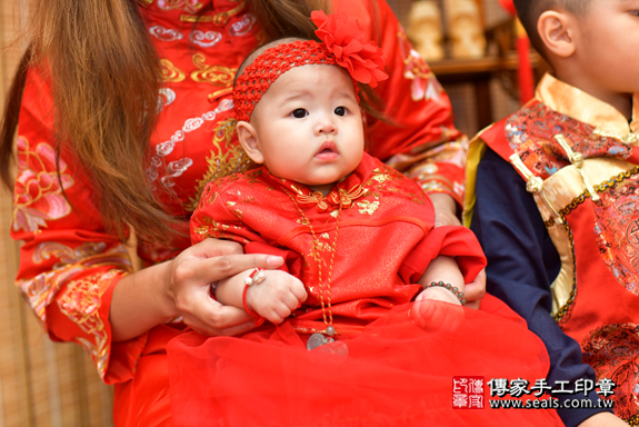 高雄市鳳山區邱寶寶古禮收涎祝福活動 : 寶寶特寫照。照片37