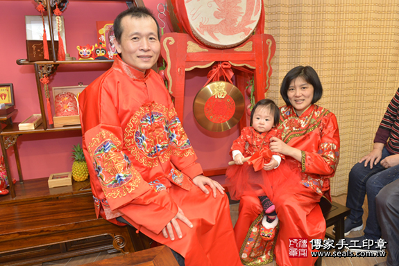 新北市永和區周寶寶古禮抓周：抓周儀式【敲鑼歌】。照片16