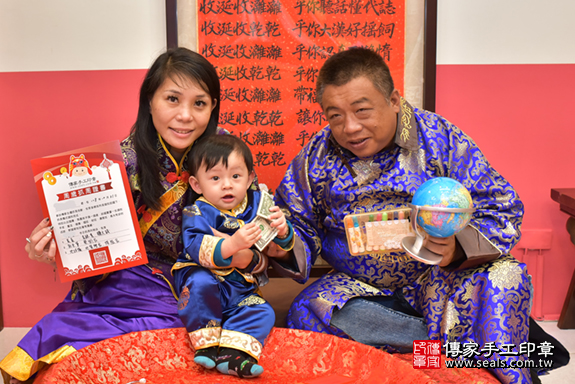 台中市北區魏寶寶古禮抓周祝福活動。照片2