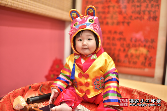 永和區李寶寶古禮抓周：周歲抓周活動和儀式，一切圓滿。照片3