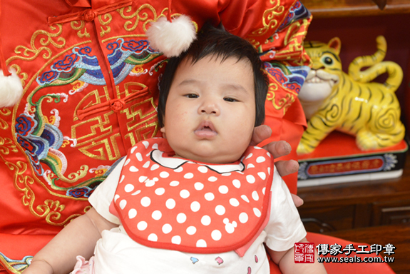 新北市永和區盧寶寶古禮收涎祝福活動。四個月收涎活動和儀式，一切圓滿。照片7
