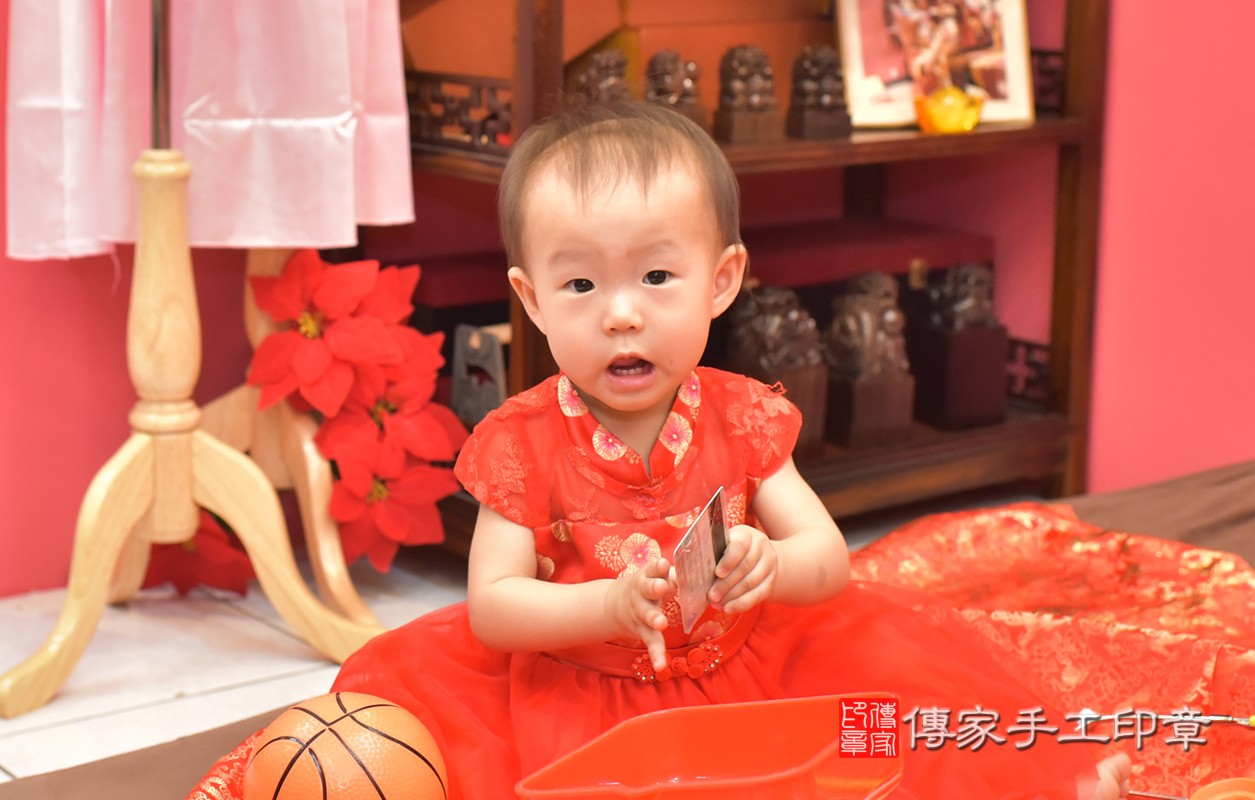北區蔡寶寶古禮抓周：周歲抓周活動和儀式，一切圓滿。照片8