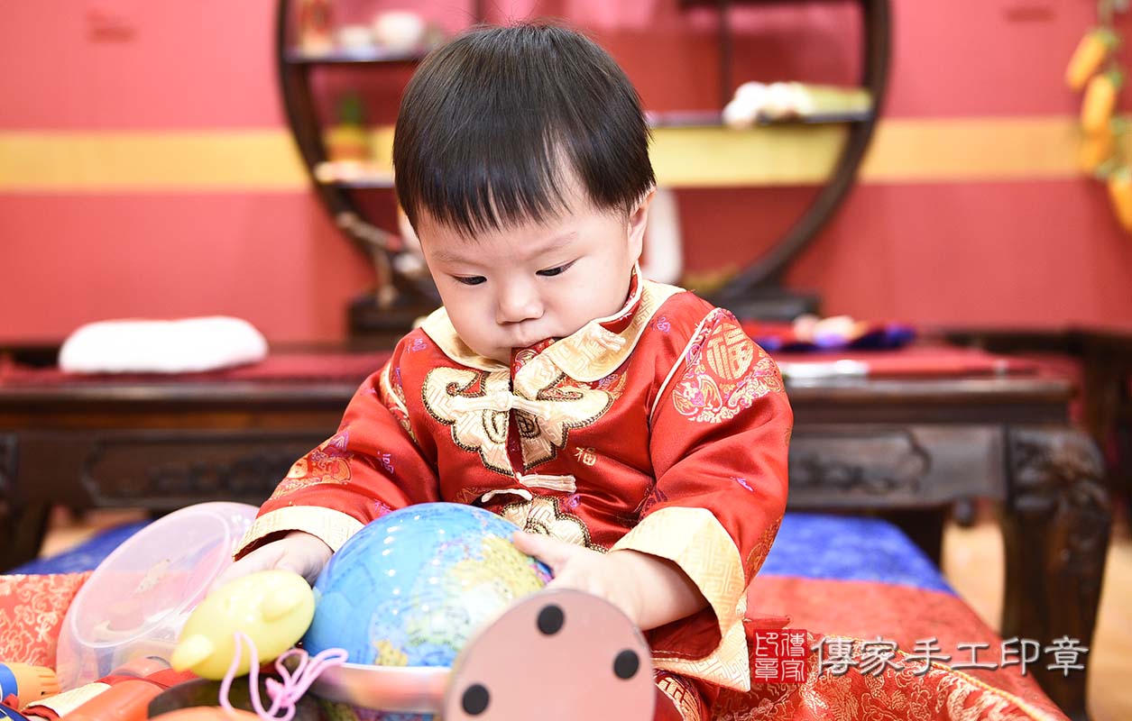 桃園市八德區陳寶寶古禮抓周祝福活動:寶寶照。 桃園店抓周。照片6