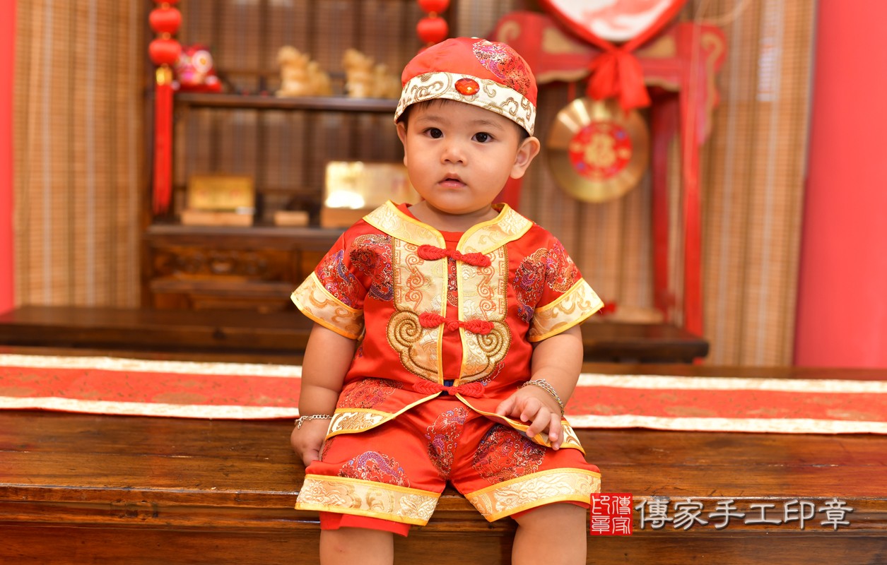鳳山區林寶寶古禮抓周：周歲抓周活動和儀式，一切圓滿。照片15