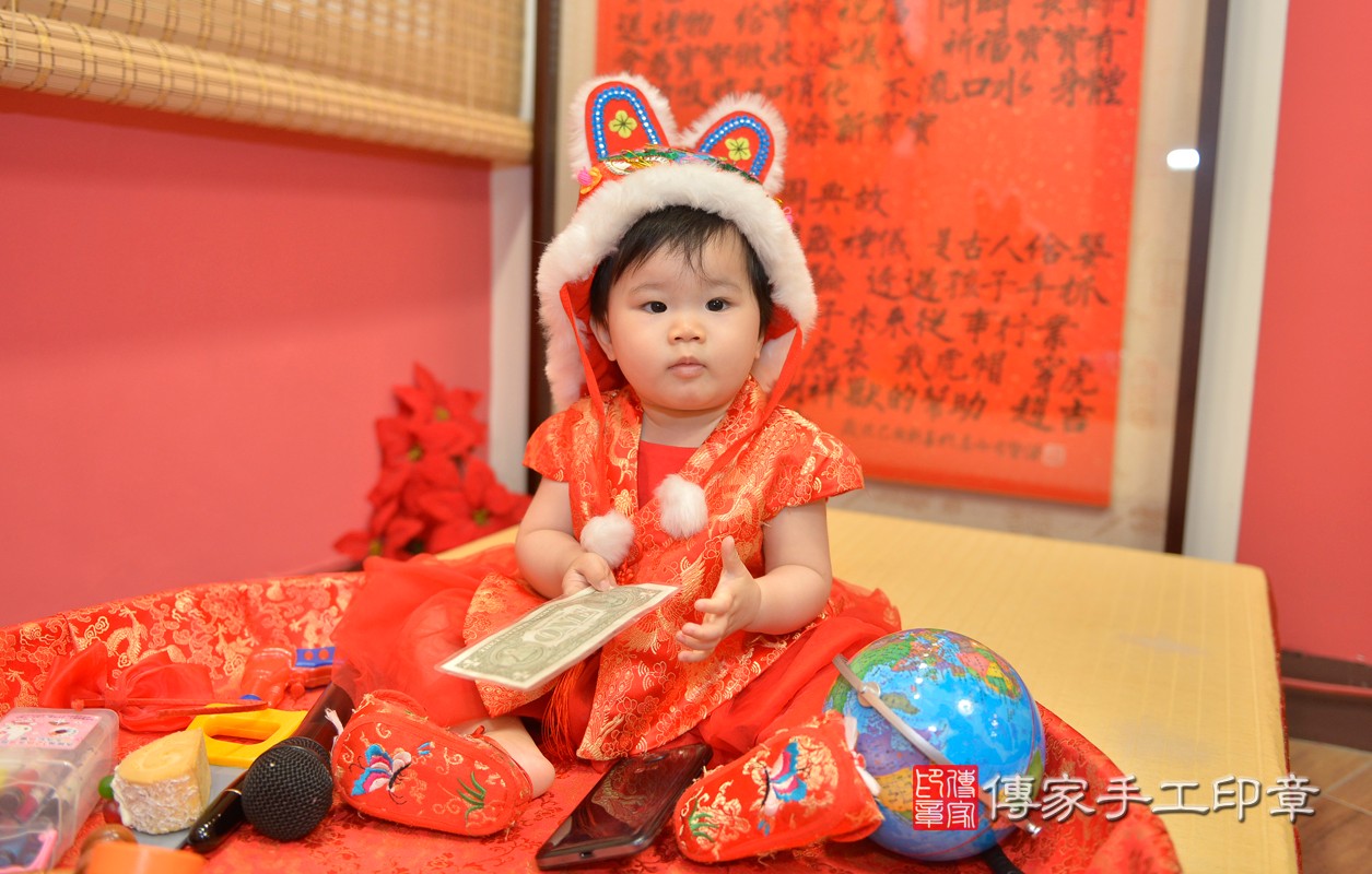 永和區陳寶寶古禮抓周：周歲抓周活動和儀式，一切圓滿。照片12