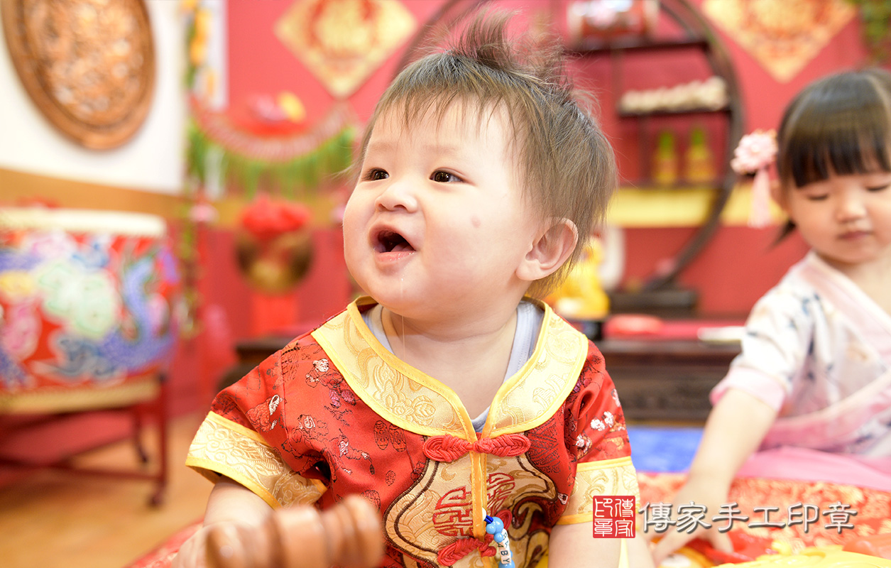 桃園市八德區李寶寶古禮抓周祝福活動:寶寶照。 桃園店抓周。照片3