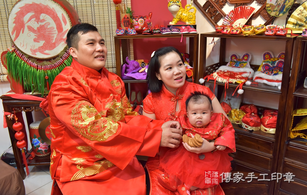 新竹市香山區江寶寶古禮收涎祝福活動。2020.01.13 照片25