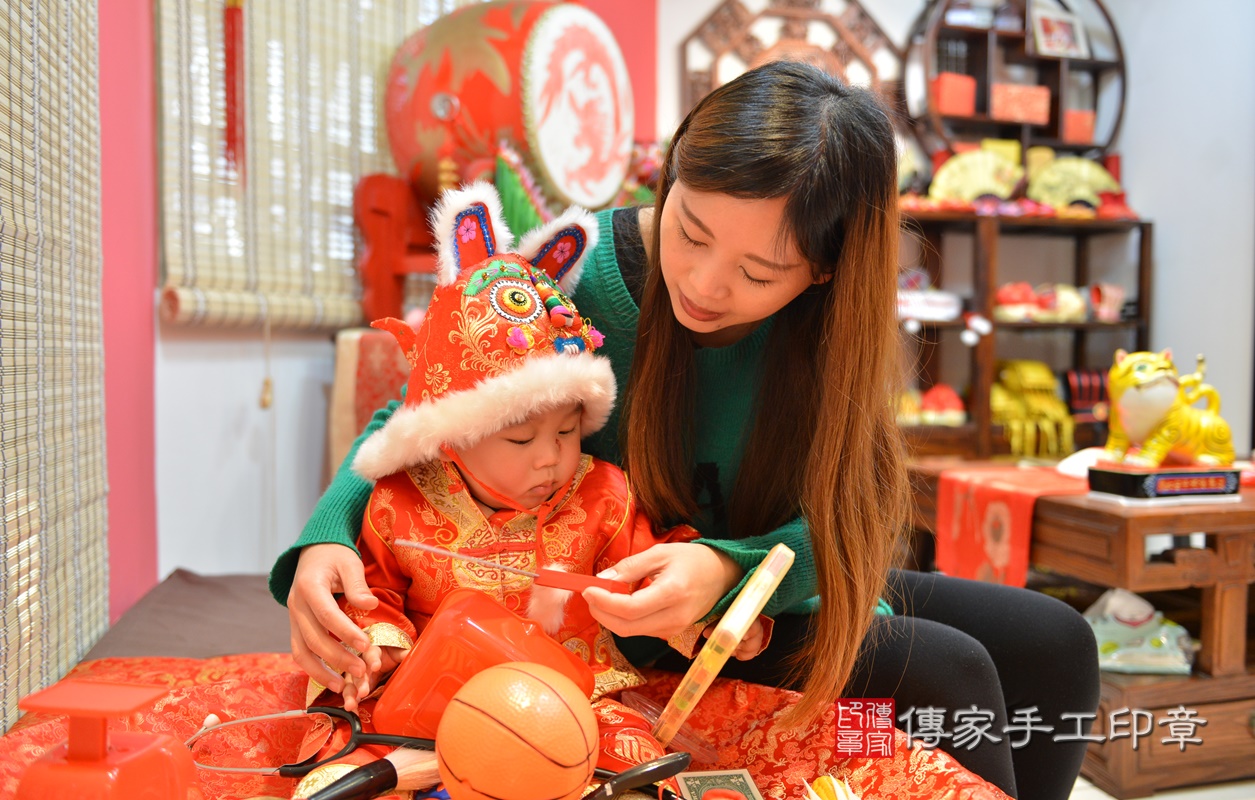 新竹市香山區呂寶寶古禮抓周祝福活動。2020.02.02 照片26