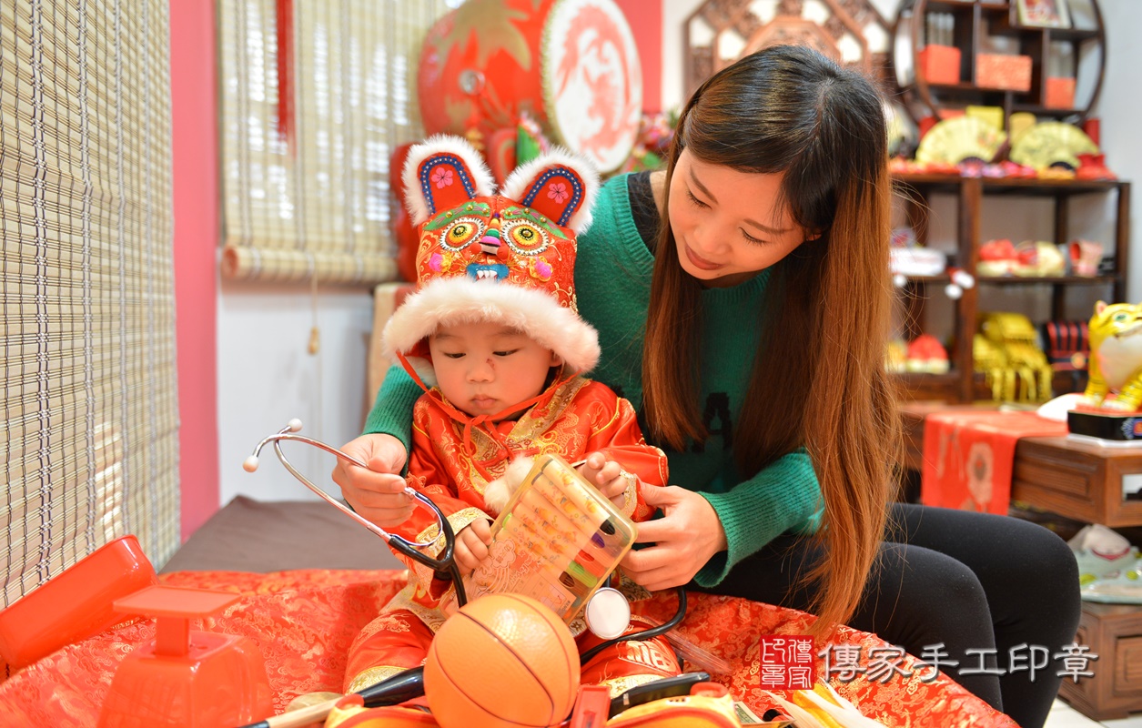 新竹市香山區呂寶寶古禮抓周祝福活動。2020.02.02 照片27