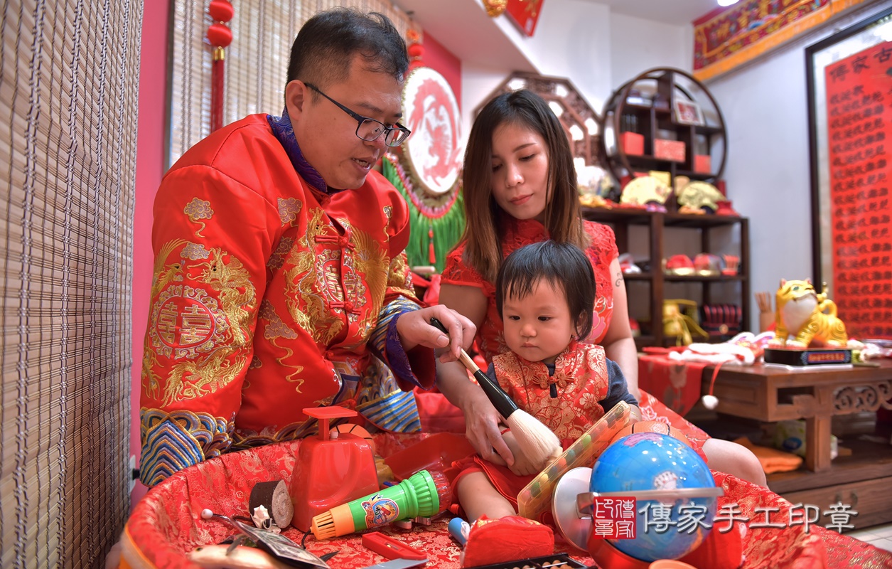 新竹市香山區范寶寶古禮抓周祝福活動。2020.01.06 照片49