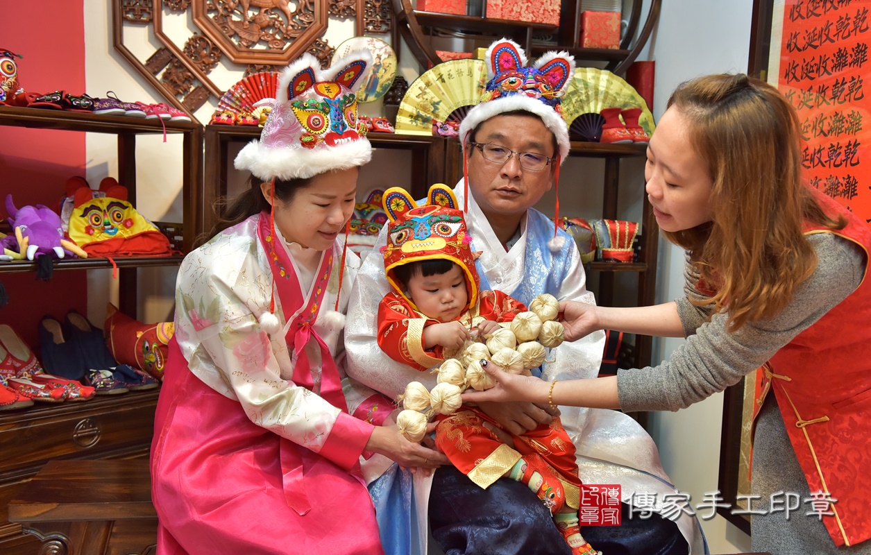 新竹市香山區曾寶寶古禮抓周祝福活動。2020.01.07 照片31